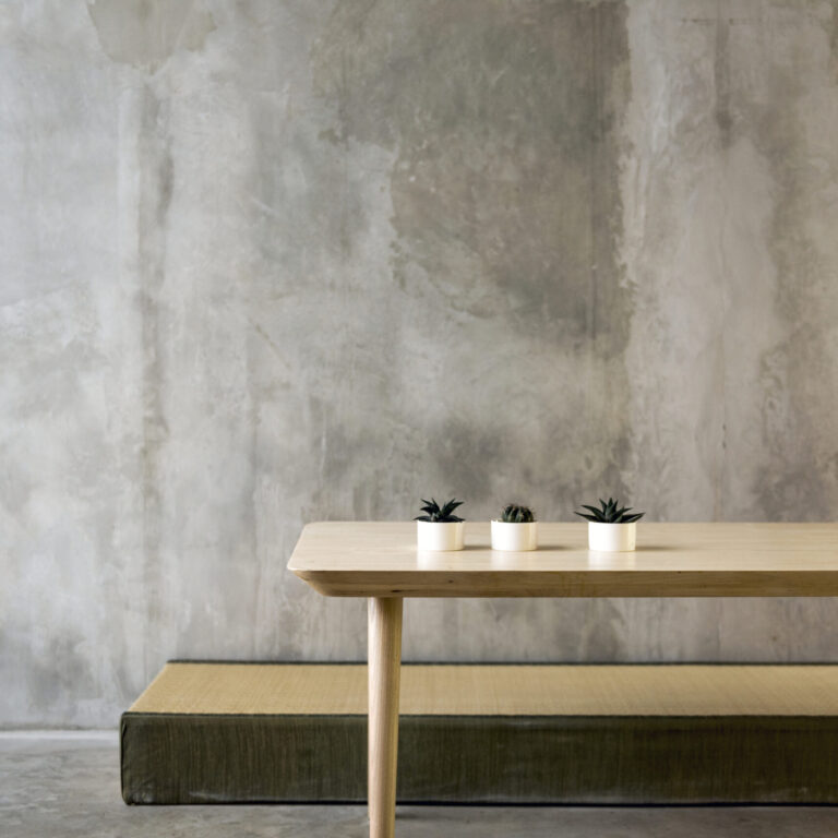 beton architektoniczny we wnętrzu